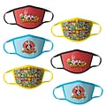 Looney Tunes Reusable Kids Cloth Face Masks, Assorted, 6/Pack (HCBMP2756)