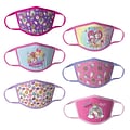 JoJo Siwa Reusable Girls Cloth Kids Face Masks, Assorted, 6/Pack (HCGMP4233)