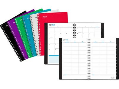2021-2022 Five Star 5.5 x 8.5 Academic Planner, Assorted Colors (CAW451-00-22)