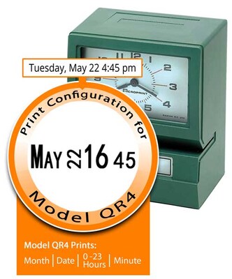 Acroprint Model 150 Punch Card Time Clock System, Green (150QR4)