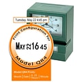 Acroprint Model 150 Punch Card Time Clock System, Green (150QR4)