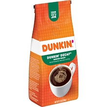 Dunkin Decaf Ground Coffee, Medium Roast (00048)