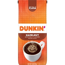 Dunkin Hazelnut Ground Coffee, Medium Roast (00049)