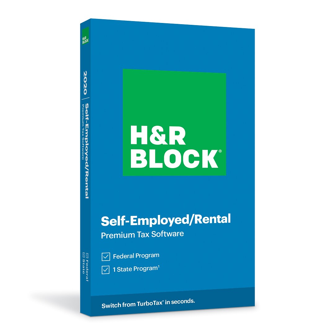 H R Block Tax Software Premium For 1 User Windows Mac Physical Key Card Quill Com