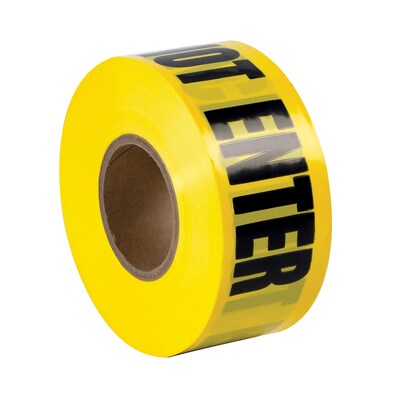 Barricade Tape - Caution Do Not Enter, 3 x 1,000
