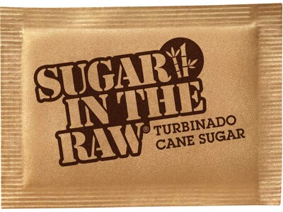 Sugar In The Raw Molasses Turbinado Cane Sugar, Packets, 600/Carton (4480050392)