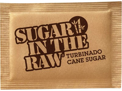 Sugar In The Raw Turbinado Cane Sugar Packets, 600/Carton (4480050392)