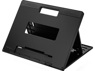 Kensington SmartFit Easy Riser Go 19.3 x 11.7 ABS Laptop Riser, Black (K50422WW)