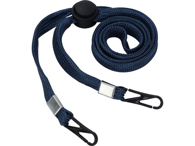 Cliq-It Face Mask Lanyard, Navy, Each (CL61312NB)