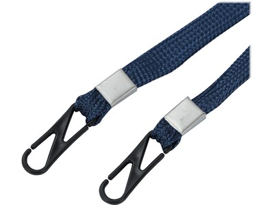 Cliq-It Face Mask Lanyard, Navy, Each (CL61312NB)