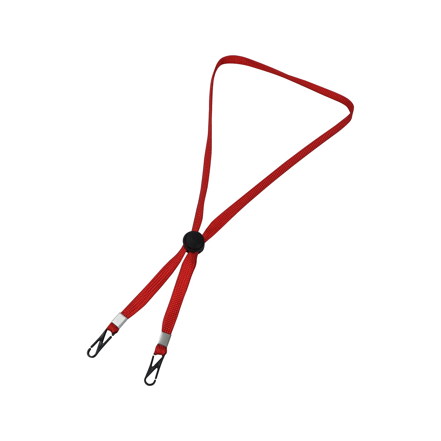 Cliq-It Face Mask Lanyard, Red, Each (CL61312RD)