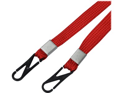 Cliq-It Face Mask Lanyard, Red, Each (CL61312RD)