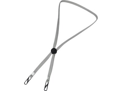 Cliq-It Face Mask Lanyard, Gray, Each (CL61312GY)