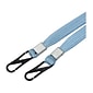 Cliq-It Face Mask Lanyard, Light Blue, Each (CL61312LB)