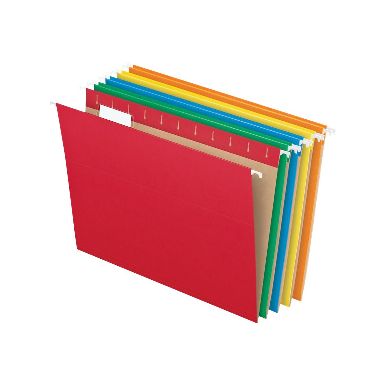 Pendaflex Recycled Hanging File Folders, 1/5-Cut, Letter Size, Assorted Colors, 25/Box (PFX 81663)