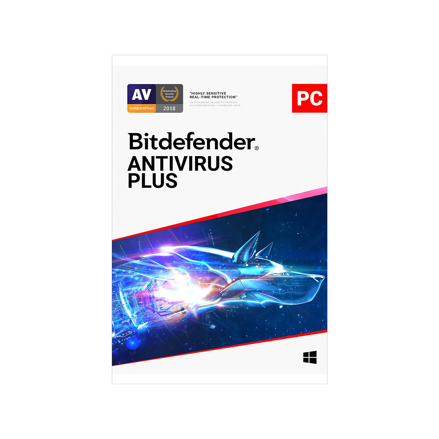 Bitdefender Antivirus Plus for 3 Devices, Windows, Download (AV01ZZCSN1203LEN)