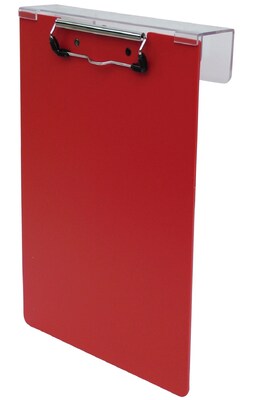 Omnimed Over-The-Bed Poly Clipboard, Red (203913-RD)