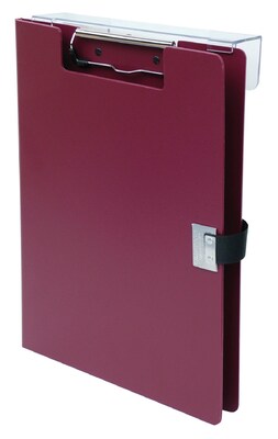 Omnimed Over-The-Bed Covered Clipboard, Burgundy (205603-BU)