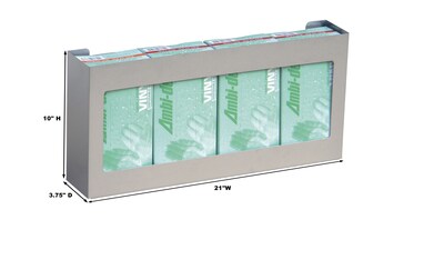 Omnimed Quad Stainless Steel Glove Box Holder (305304)