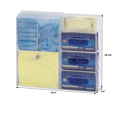 Omnimed Bulk PPE Medical Isolation Station, Acrylic (307005)