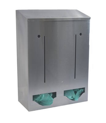 Omnimed Double Bulk PPE Dispensers, Stainless Steel (307022)