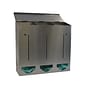 Omnimed Triple Bulk PPE Dispensers In Stainless Steel (307023)