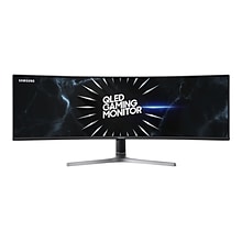 Samsung LC49RG90SSNXZA 49 LED Monitor, Dark Gray/Blue