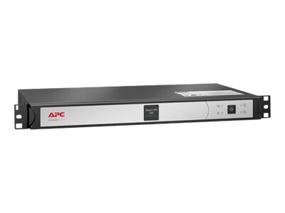 APC Smart-UPS Li-Ion 500VA Short Depth 500 VA Network Management Card, 4 Outlets, Black/Silver (SCL5