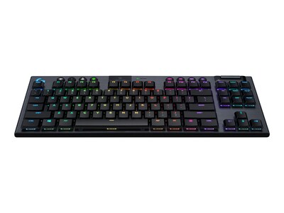 Logitech G915 TKL Tenkeyless LIGHTSPEED Wireless RGB Mechanical Gaming Keyboard, Carbon (920-009495)