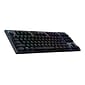 Logitech G915 TKL Tenkeyless LIGHTSPEED Wireless RGB Mechanical Gaming Keyboard, Carbon (920-009495)