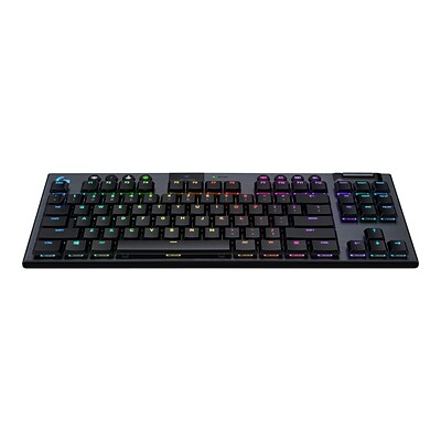 Logitech G915 TKL Tenkeyless LIGHTSPEED Wireless RGB Mechanical Gaming Keyboard, Black (920-009529)