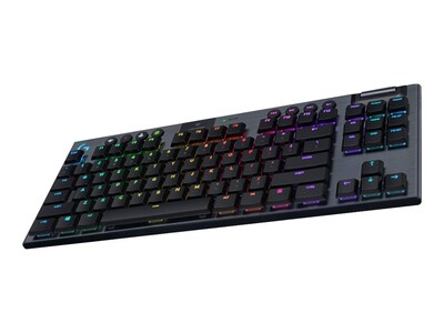 Logitech G915 TKL Tenkeyless LIGHTSPEED Wireless RGB Mechanical Gaming Keyboard, Black (920-009529)