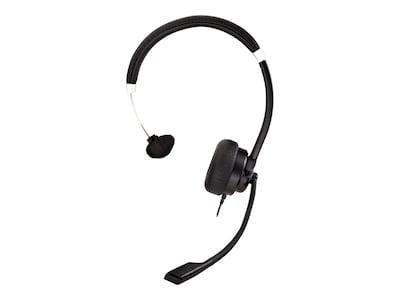 V7 Mono Headset, Over-the-Head, Black  (HU411)