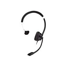 V7 Mono Headset, Over-the-Head, Black  (HU411)