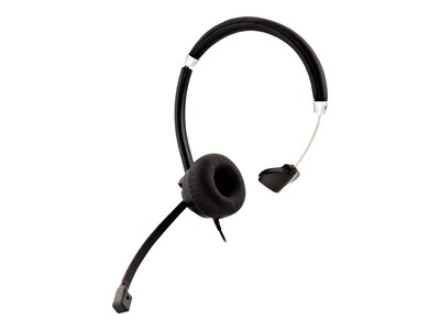 V7 Mono Headset, Over-the-Head, Black  (HU411)