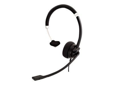 V7 Mono Headset, Over-the-Head, Black  (HU411)