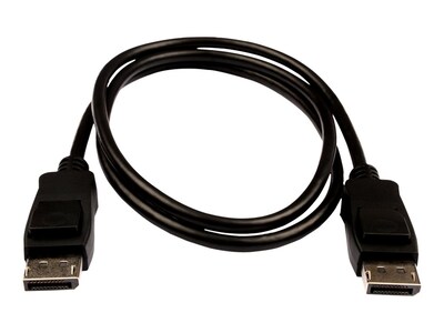 V7 V7DPPRO-1M-BLK 3.3 DisplayPort Audio/Video Cable, Black