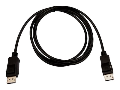 V7 V7DPPRO-2M-BLK 6.56 DisplayPort Audio/Video Cable, Black