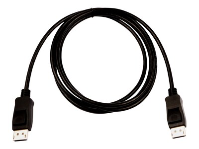 V7 V7DPPRO-2M-BLK 6.56 DisplayPort Audio/Video Cable, Black