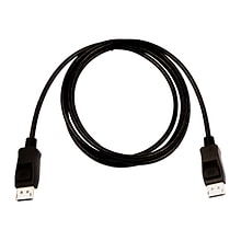 V7 V7DPPRO-2M-BLK 6.56 DisplayPort Audio/Video Cable, Black