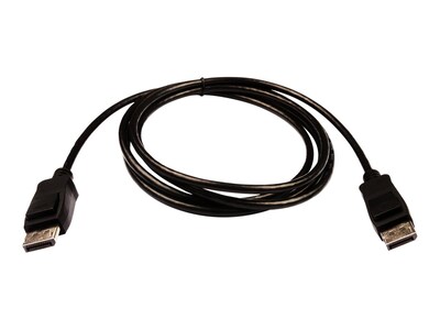 V7 V7DPPRO-2M-BLK 6.56' DisplayPort Audio/Video Cable, Black