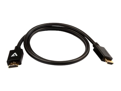 V7 V7HDMIPRO-1M-BLK 3.3 HDMI Audio/Video Cable, Black