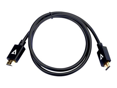 V7 V7HDMIPRO-1M-BLK 3.3' HDMI Audio/Video Cable, Black