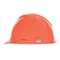 MSA Safety V-Gard Polyethylene Slotted Hard Hats, Standard, Staz-On, Cap, Orange (463945)