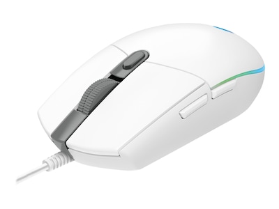 Logitech Optical Gaming Mouse, White (910-005791)