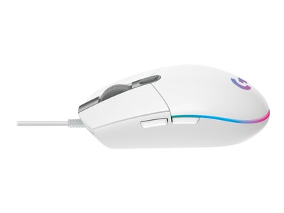 Logitech G203 Lightsync Gaming Optical USB Gaming Mouse, White (910-005791)
