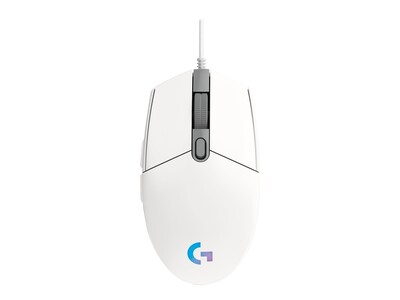 Logitech Optical Gaming Mouse, White (910-005791)