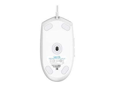 Logitech G203 Lightsync Gaming Optical USB Gaming Mouse, White (910-005791)