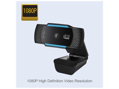 Adesso CyberTrack H5 2.1 Megapixels Universal Webcam (CYBERTRACKH5)