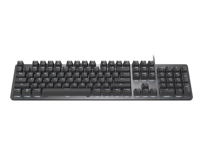 Logitech K845 Mechanical Illuminated Aluminum Gaming Keyboard, Cherry MX Blue Switches, Black (920-0